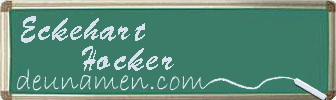 Eckehart Hocker Visitenkarte